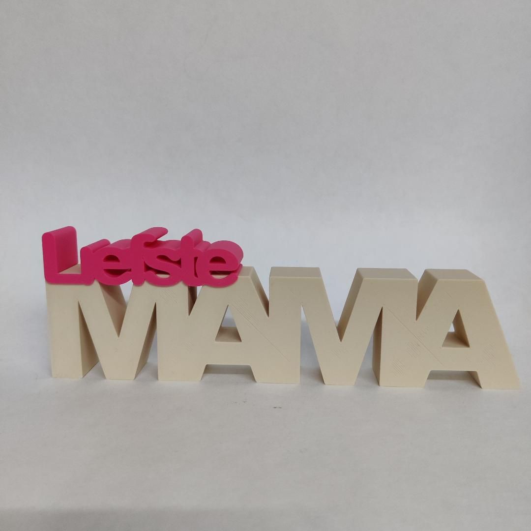Tekst Liefste Mama | 3D Geprint Accessoire