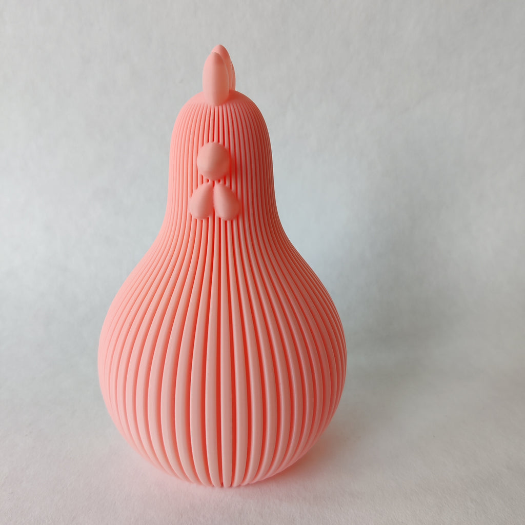 Paasdecoratie kip in  - 3D geprint woondecoratie