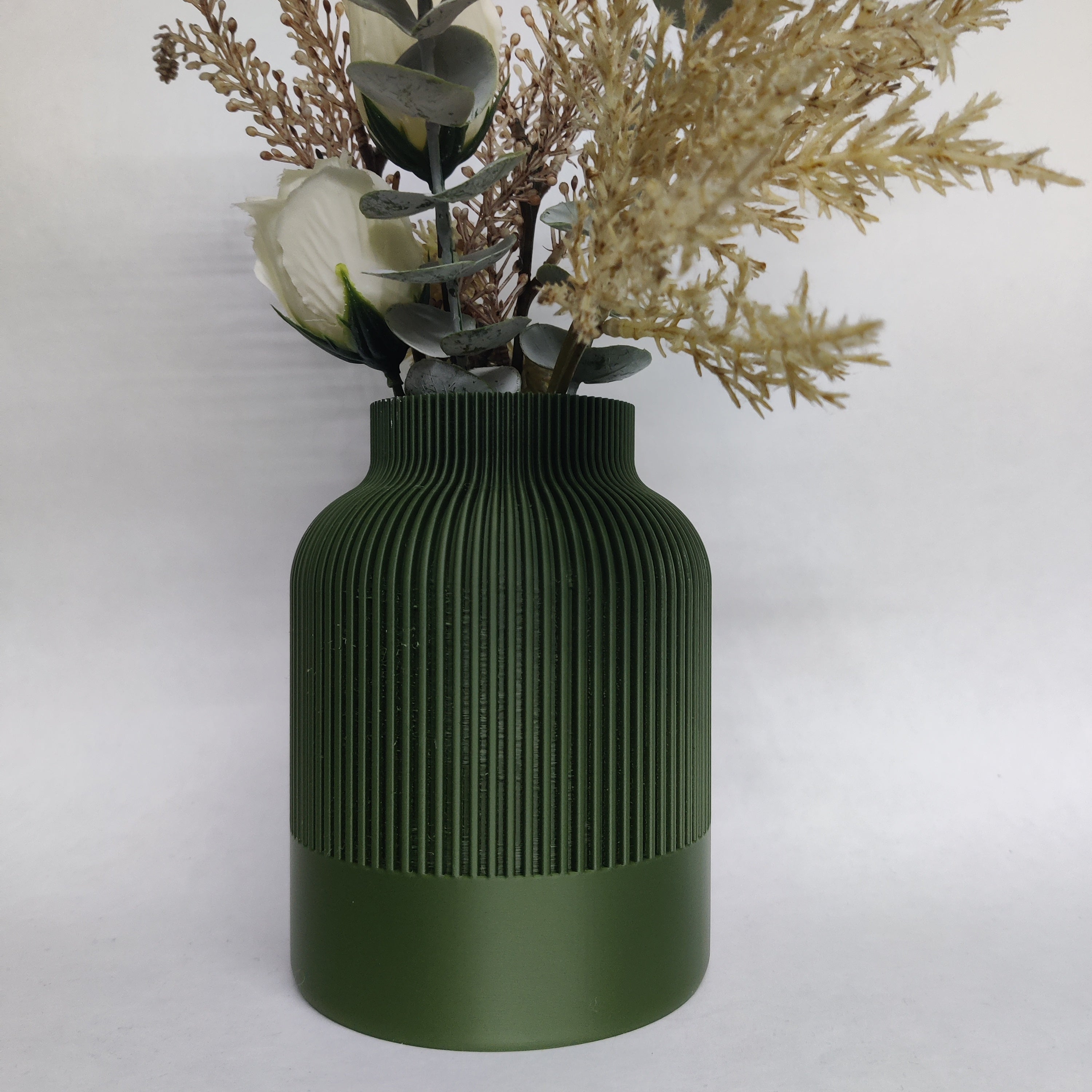 Ronde Japandi Vaas | 3D Geprint Woonaccessoire