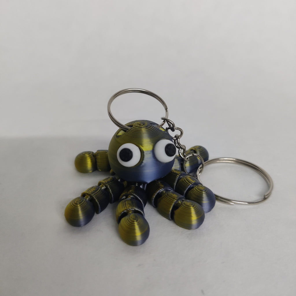 Octopus sleutelhangertje