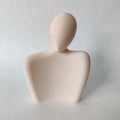 Liefdeskoppel groot beeldje in huidskleur - 3D geprint woondecoratie