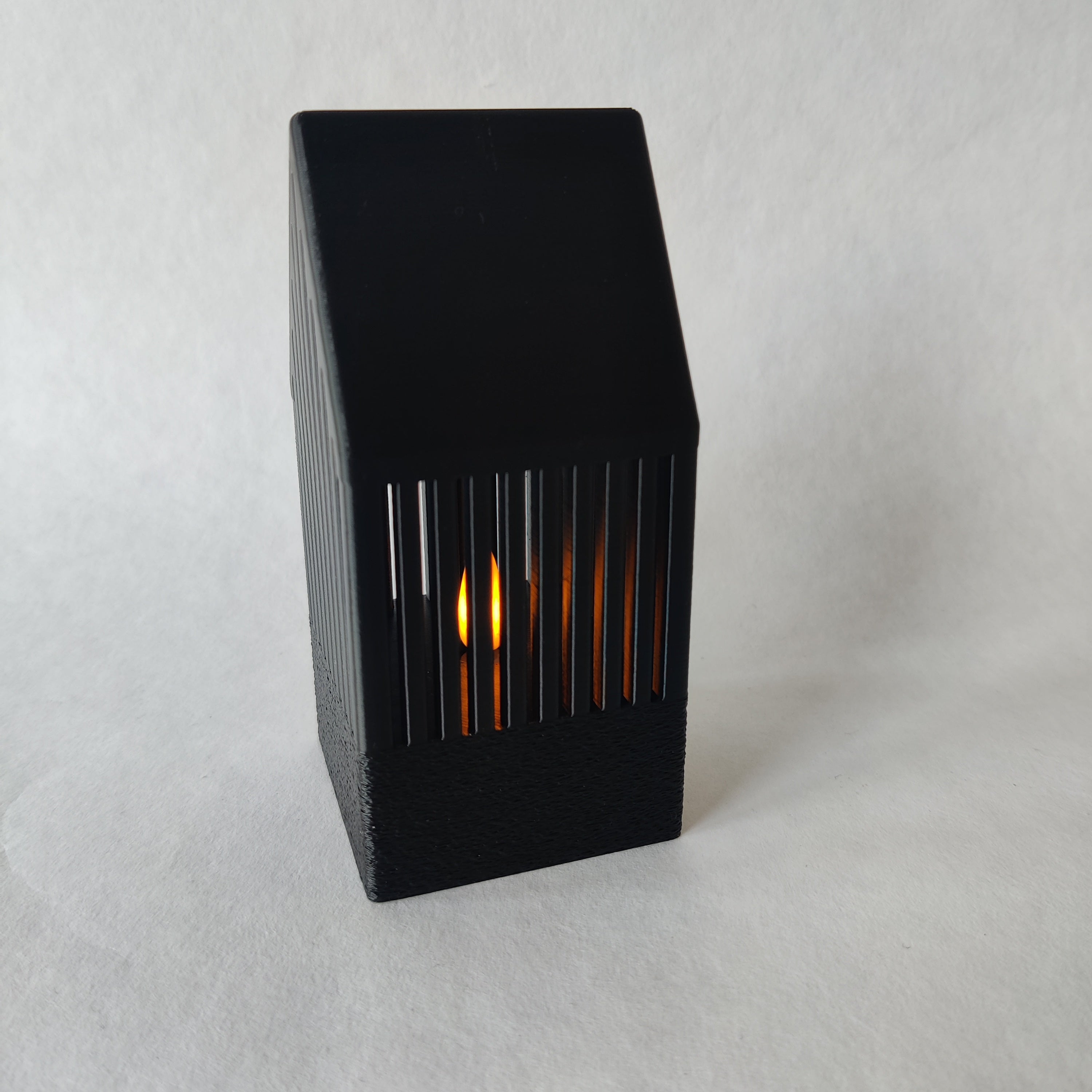 Theelichthouder Huisje in  - 3D geprint woondecoratie