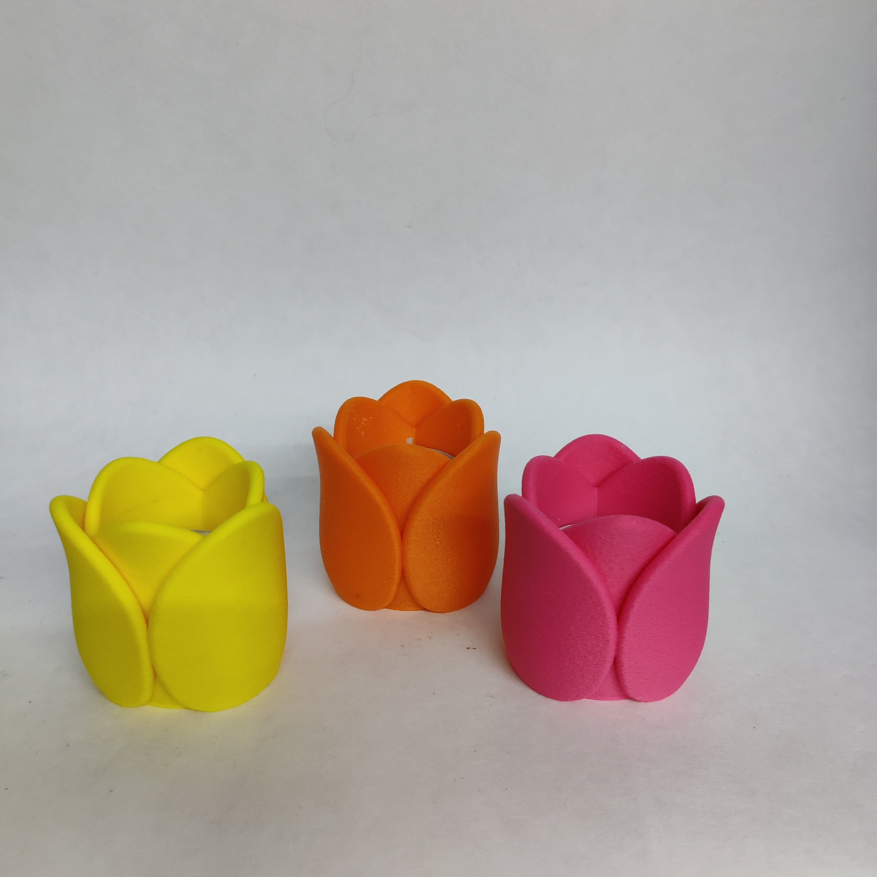 Tulpen thee licht houder | 3D Geprint Accessoire