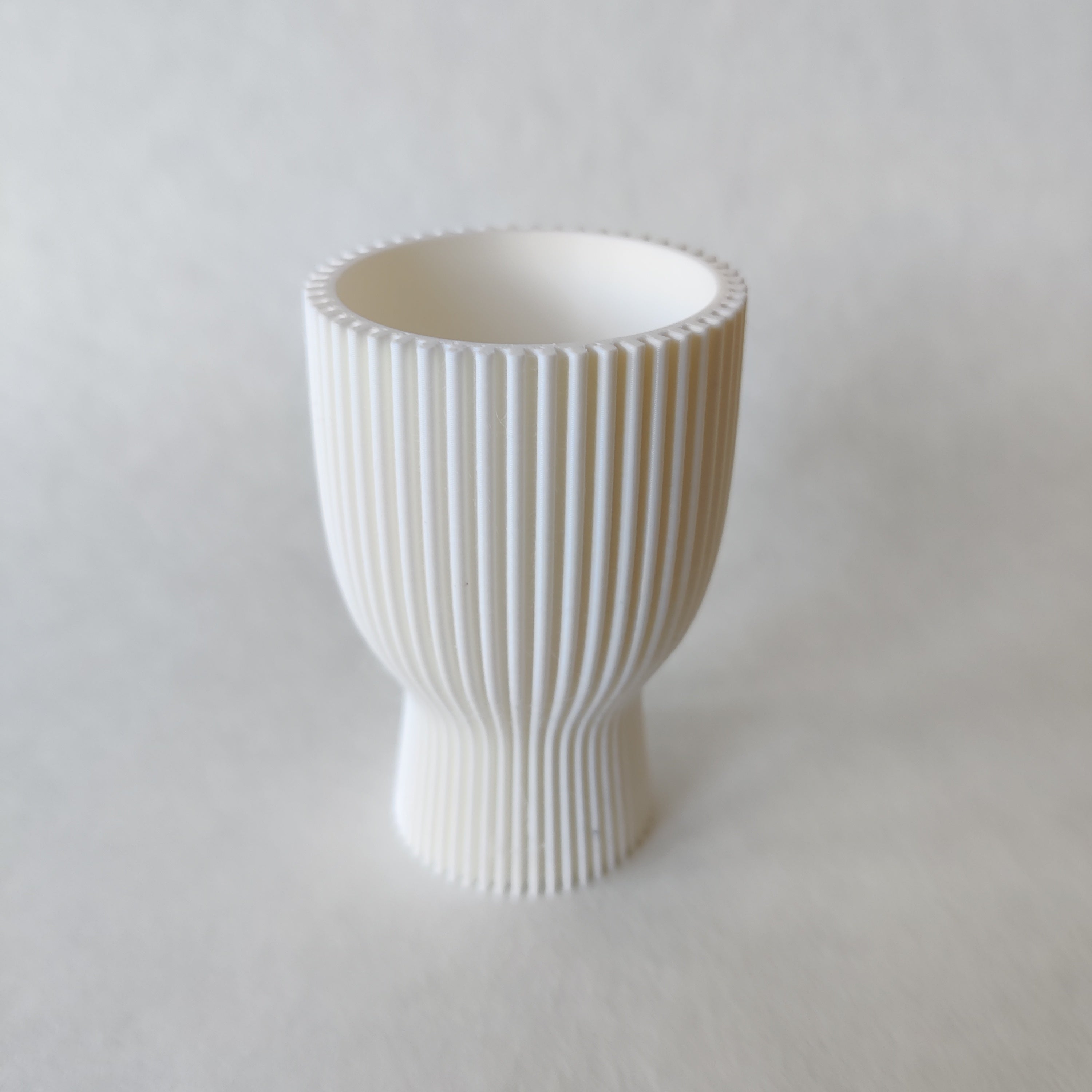 Moderne Eierhouder in wit - 3D geprint woondecoratie