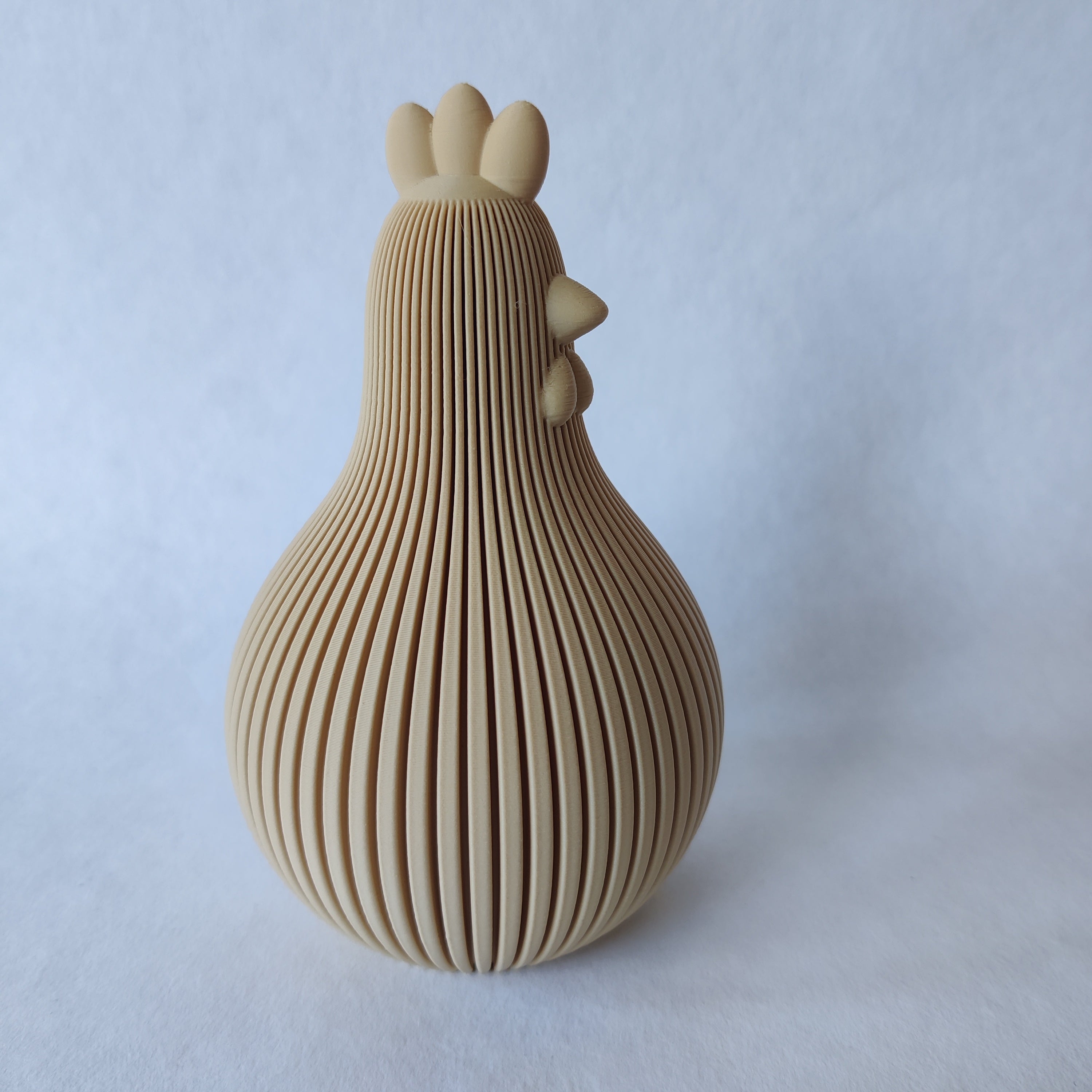 Paasdecoratie kip in  - 3D geprint woondecoratie