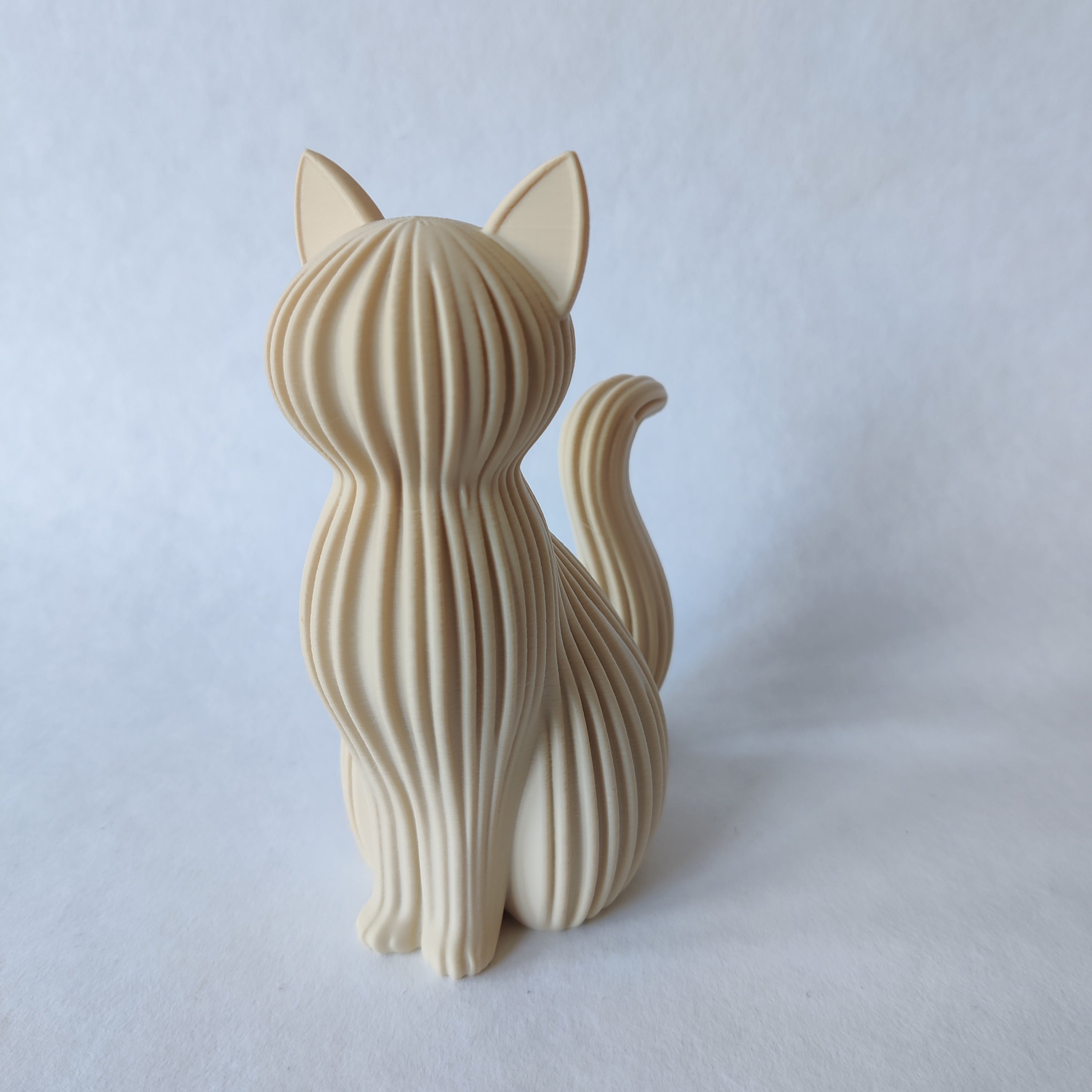 Kat japandi stijl in  - 3D geprint woondecoratie