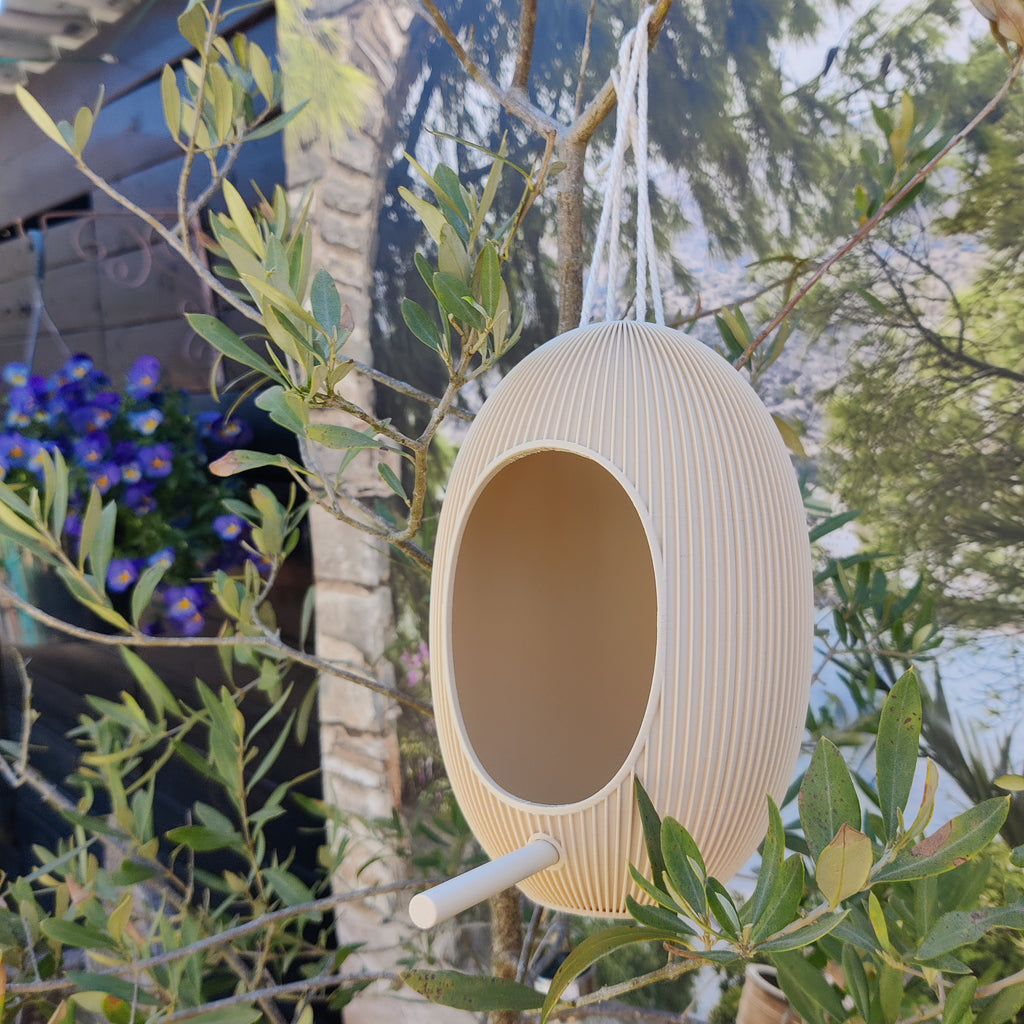 Voederhuisje Japandi Stijl | 3D Geprint Accessoire