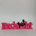 Tekst Bedankt Juf | 3D Geprint Accessoire