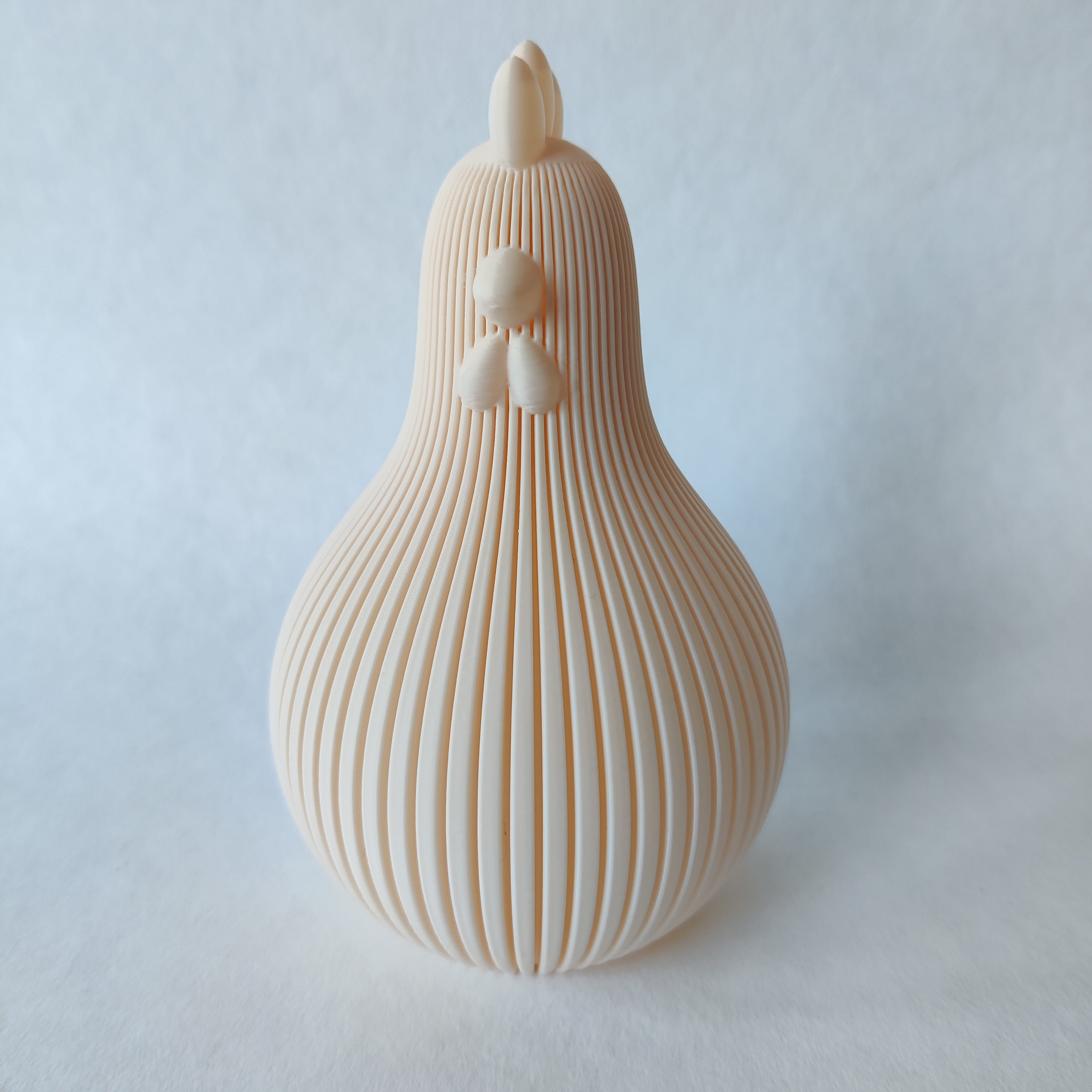 Paasdecoratie kip in roze - 3D geprint woondecoratie