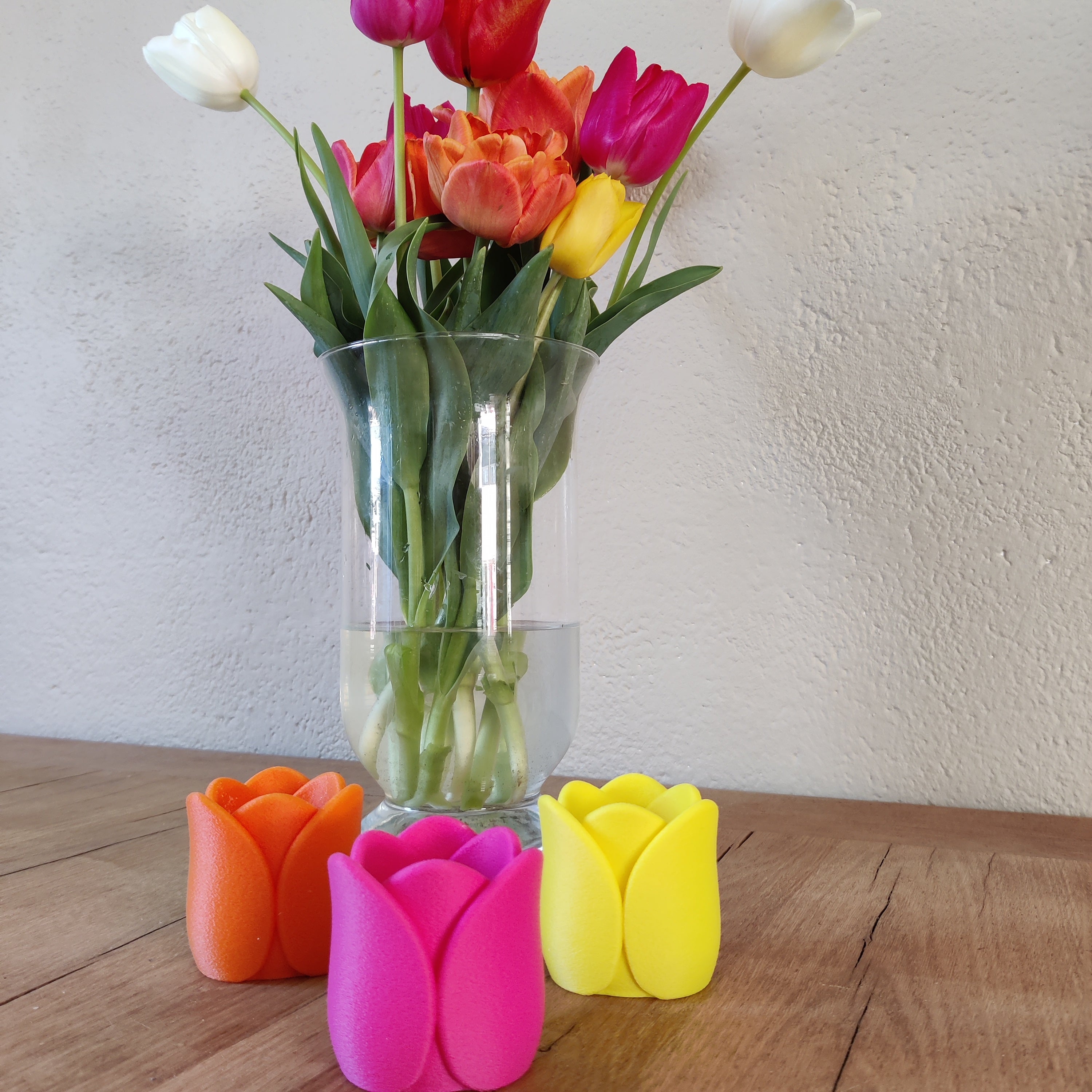 Tulpen thee licht houder | 3D Geprint Accessoire